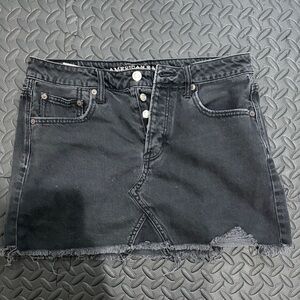 American Eagle Outfitters Charcoal Mini Skirt